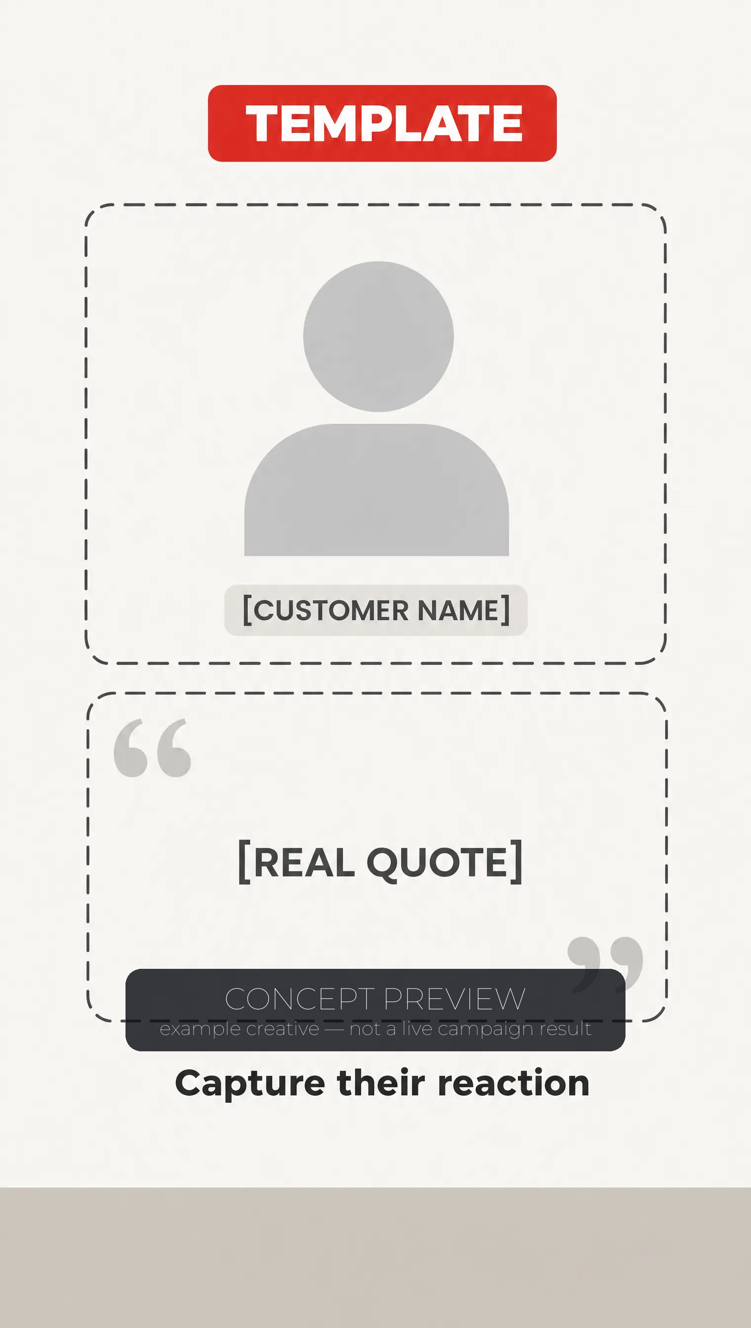 Crawlspace Repair — Customer Outcome — TEMPLATE (capture a real one, never invent) example picture — concept preview, not a live campaign result