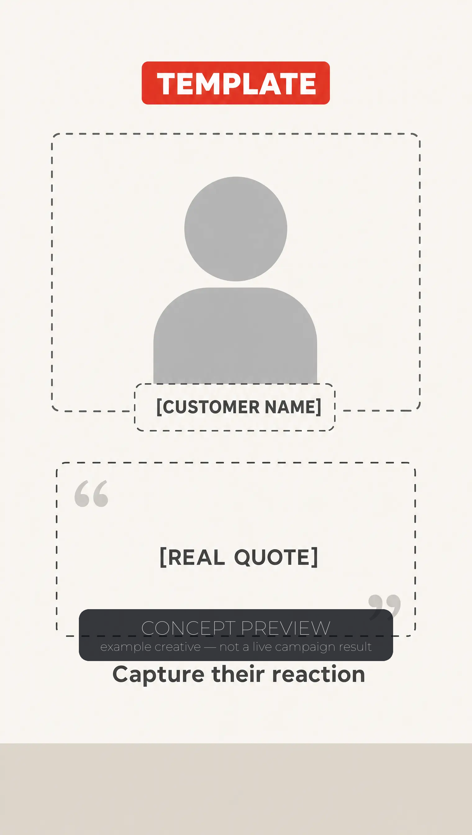 Foundation Repair concept ad frame for lane Customer outcome — concept preview, not a live campaign result