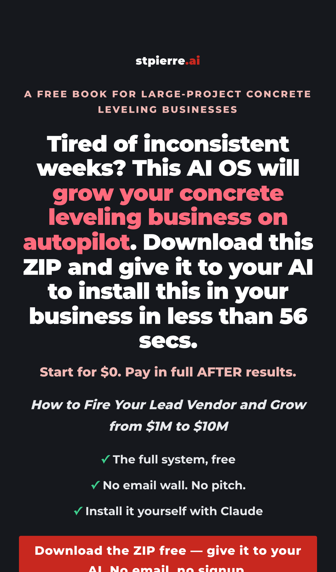 Concrete Leveling niche book cover
