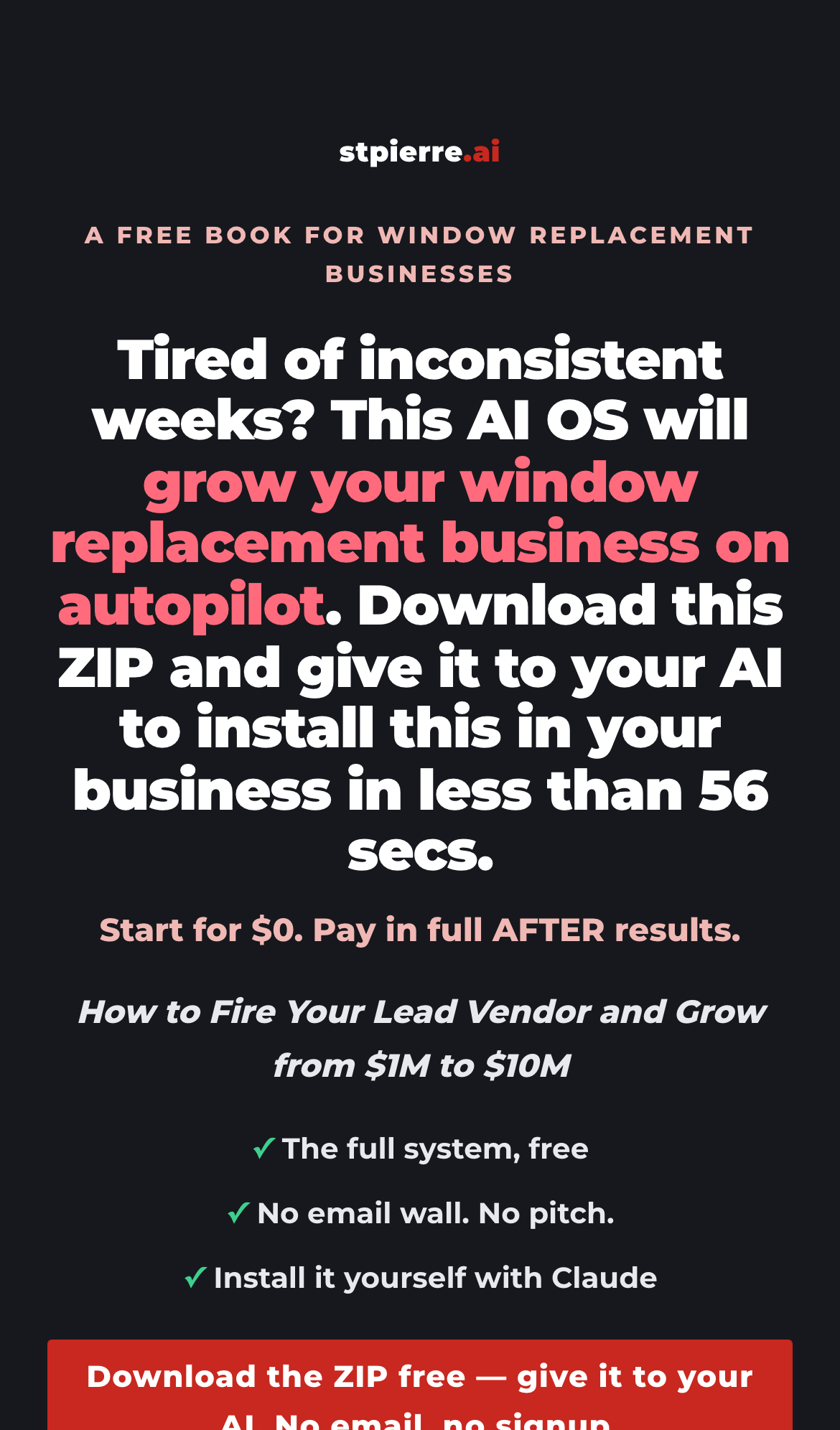 Window Replacement niche book cover