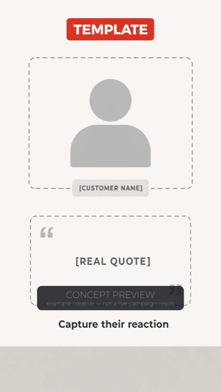 Concept preview — example creative, not a live campaign result.
