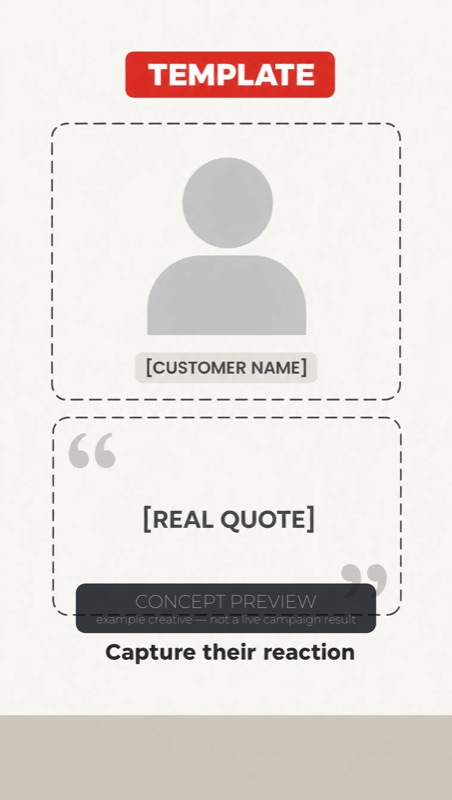 Concept preview — example creative, not a live campaign result.