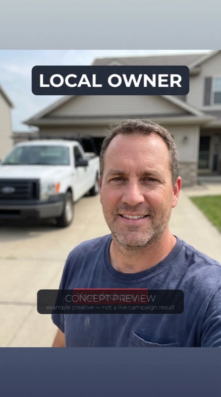 Concept preview — example creative, not a live campaign result.