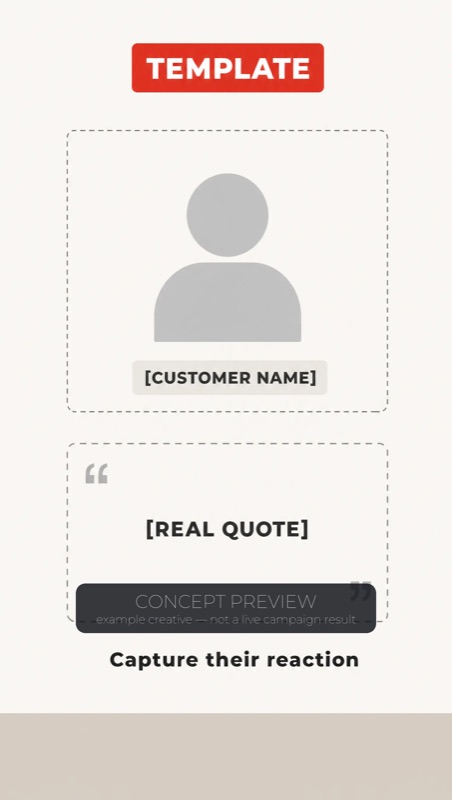 Concept preview — example creative, not a live campaign result.