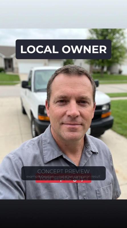 Concept preview — example creative, not a live campaign result.