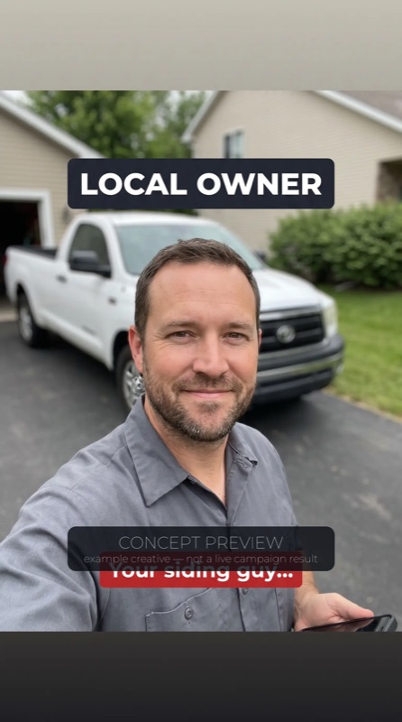 Concept preview — example creative, not a live campaign result.